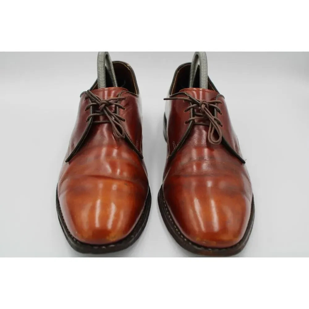 Size 8 - Vintage Allen Edmonds Madison Men's Leather Derby Dress Shoes